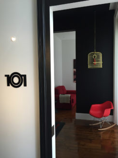 Designer Shoes master suite RM Guest House