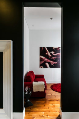 Designer Shoes master suite RM Guest House