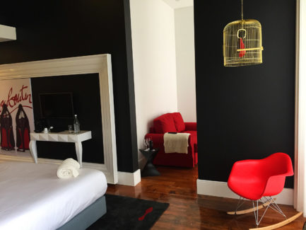 Designer Shoes master suite RM Guest House